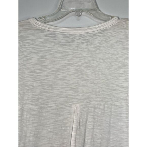 - Chico's Women's The Ultimate Drop Shoulder T-Shirt White Small - Picture 6 of 7